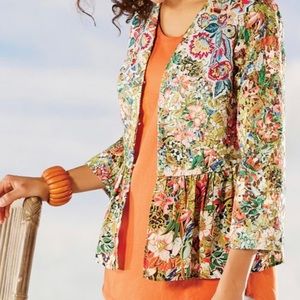 Floral Collage Jacket